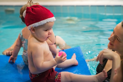 santa swim