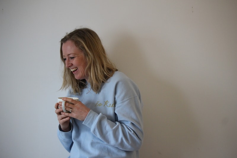 Laura laughing