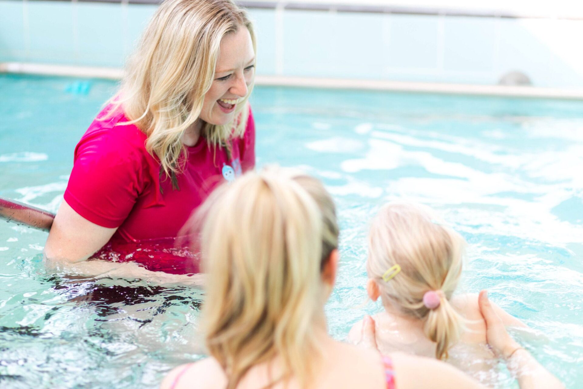 swimming lessons with small children