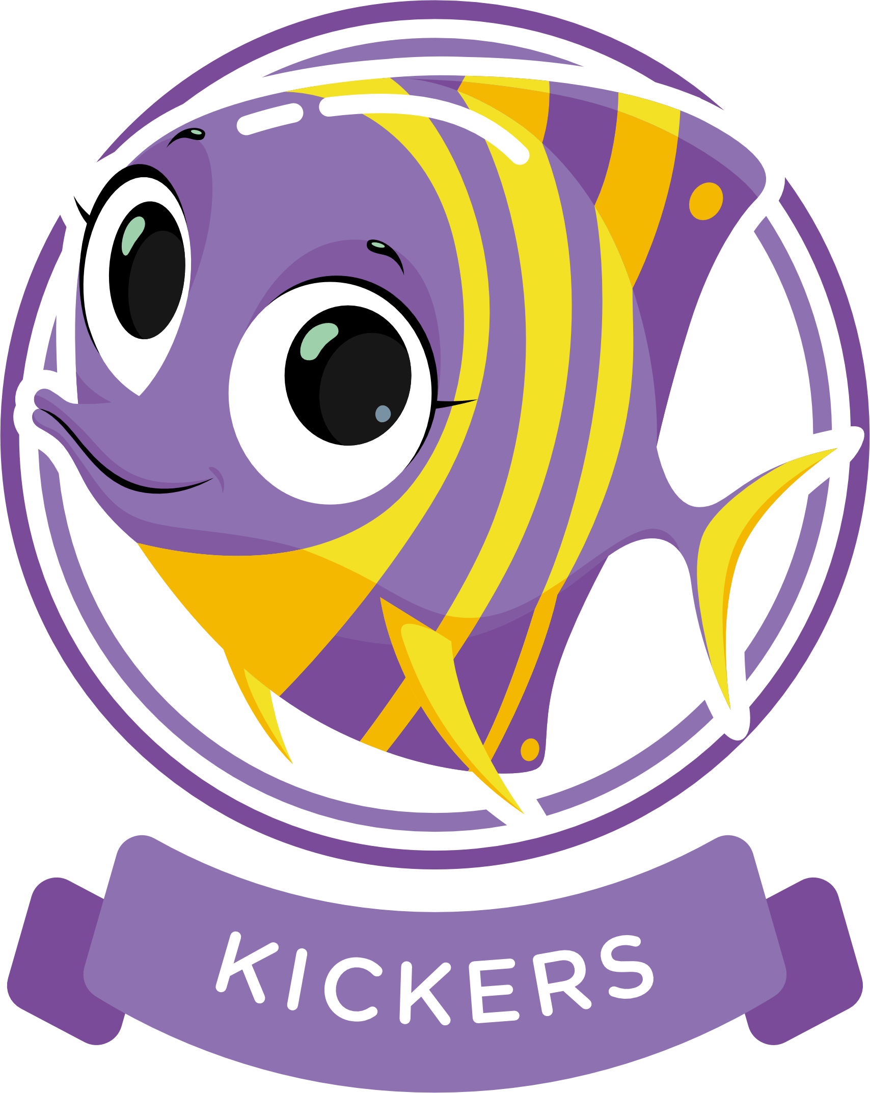 Purple Fish Baby Squids - Kickers Milestone